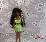black barbie green